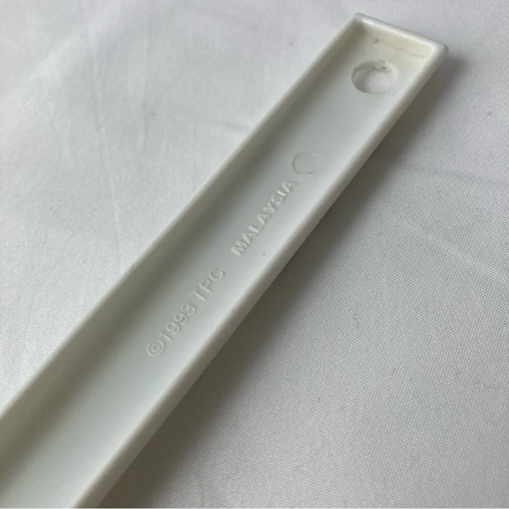 Vintage 90s Pillsbury Doughboy White Plastic Serving Utensil Slotted Spoon 11”